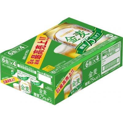 サントリー 金麦糖質75%オフ 350ml×24本