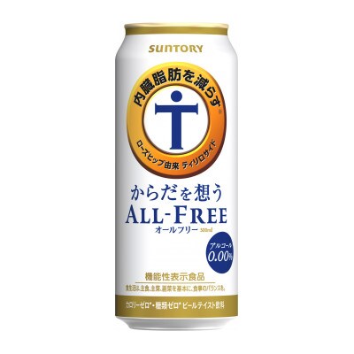 サントリー からだを想うオールフリー 500ml缶×24本