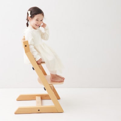 【HOPPL(ホップル)】チョイスキッズ(ブラックウォールナット)・専用クッション付(子ども用椅子)