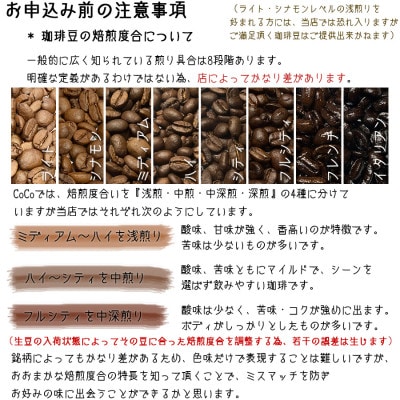 【毎月定期便】【宝塚】6ヶ月定期便mini【豆】(発送日自家焙煎珈琲豆・全6種 計1200g)全6回