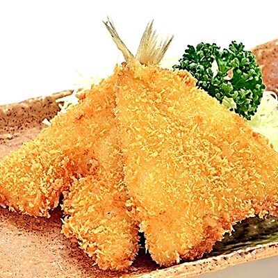 【のし付き】まるは食堂の「エビフライ」「キスフライ」中盛セット