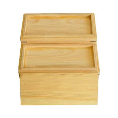 呼吸する木の器「ヒノキのお弁当箱(大)」