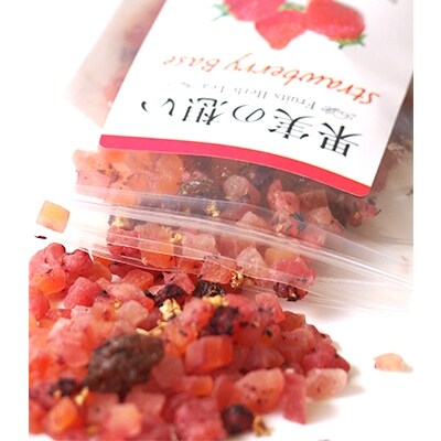 【島田市】たっぷり果実のたべられるお茶!フルーツフレーバーティー6袋セット