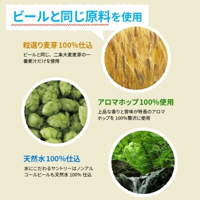 ノンアルコール サントリー からだを想う オールフリー (機能性表示食品) 350ml×24本