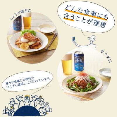 金麦 サントリー 350ml × 24本 発泡酒 ch016-008r4