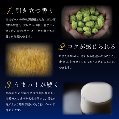 【12ヵ月定期便】プレモル【神泡】350ml×24本 ビール ch016-001-4rz