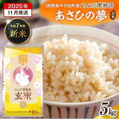 2025年11月発送【令和7年産】あさひの夢 5kg×1袋 (玄米) ch049-004-11