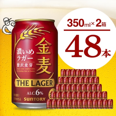 【2箱セット】金麦〈ザ・ラガー〉350ml×24本(2箱) 濃いめのガッch016-011ss-sp