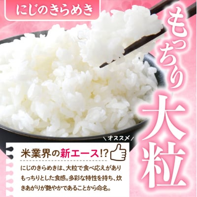2027年1月発送【令和8年産】にじのきらめき10kg(精米)ch049-007-01