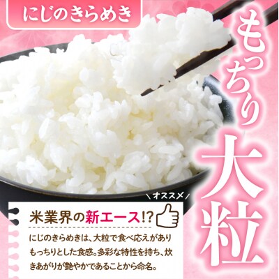 2026年5月より発送 【令和7年度産】にじのきらめき 10kg(精米) ch049-007-05