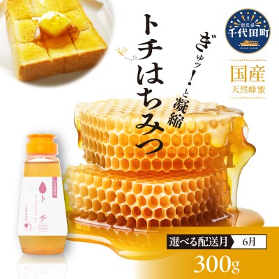 【6月発送】はちみつ【千代田町の蜂蜜】300g「とち」はちみつ  ch011-005-6