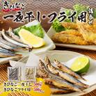 【津曲商店】きびなご一夜干し、フライ用詰合せ 1kg　K100-001