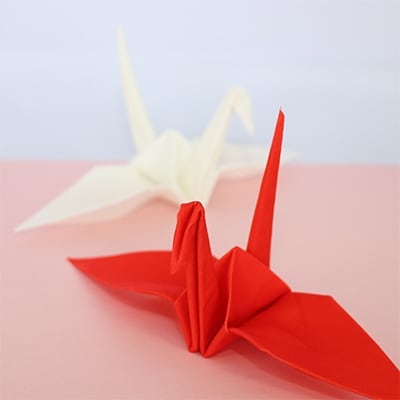 プッチペット 紅白鶴セット
