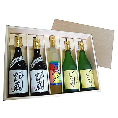 焼酎リキュールセットT2T2P(麦、芋、リキュール)5本セット