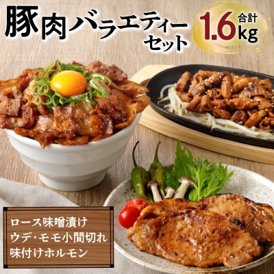【ナンチクファクトリー】豚肉バラエティーセット 計1.6kg(A1)　K073-001