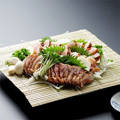 【鹿児島指宿名物】炭火 鶏タタキセット モモ・ムネ4枚セット