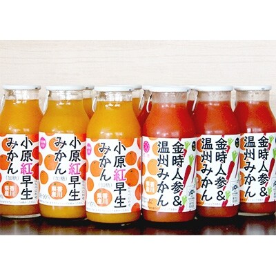 小原紅早生みかんジュース 飲んでgo 金時人参 温州みかん飲料 各5本セット お礼品詳細 ふるさと納税なら さとふる