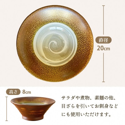 【越前焼・福井の名店シリーズ】「岩本屋」監修ラーメン鉢(2点セット)
