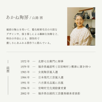 「あかね陶房」【越前焼】掛け分け手付フリーカップ