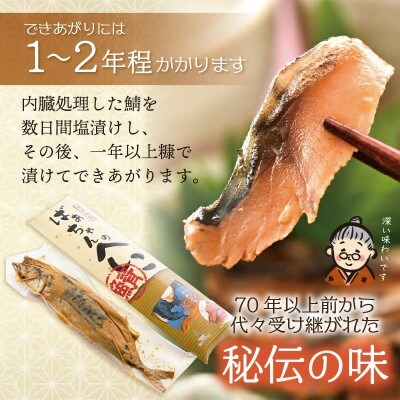 さばのへしこ1本