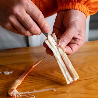 【11月より順次発送!】浜茹で越前ずわい900～1100g　2杯　かに酢&かにスプーン付き