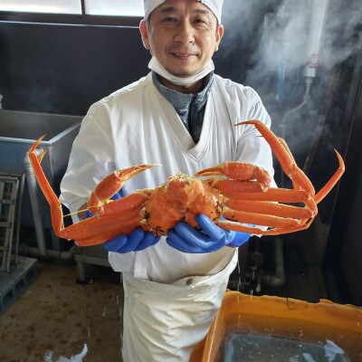 【1月より順次発送!】浜茹で越前ずわい700～900g　1杯　かに酢&かにスプーン付き