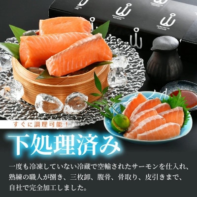 お刺身サーモン 計360g(120g×3P)