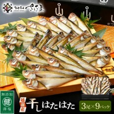 越前産　干しはたはた(3尾×9パック)