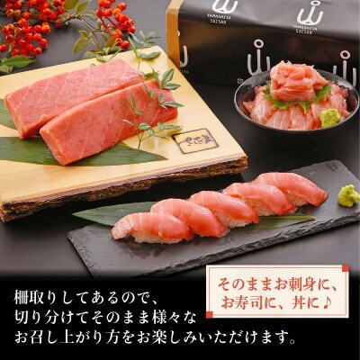 【2ヵ月毎定期便】「生本まぐろ」中トロ　300g(2～3柵)全6回
