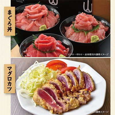 2023年5月発送開始『定期便』生本まぐろ堪能!赤身→中トロ→大トロ→3種まとめてお届け!全4回