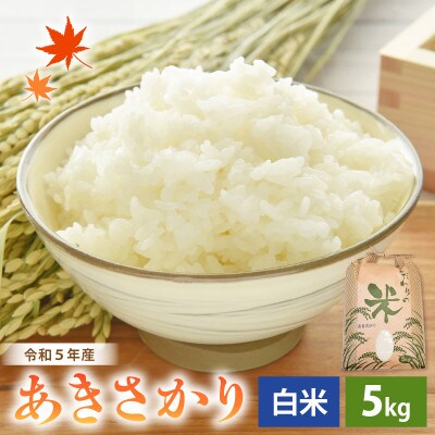 令和6年産　あきさかり(精米)　5kg