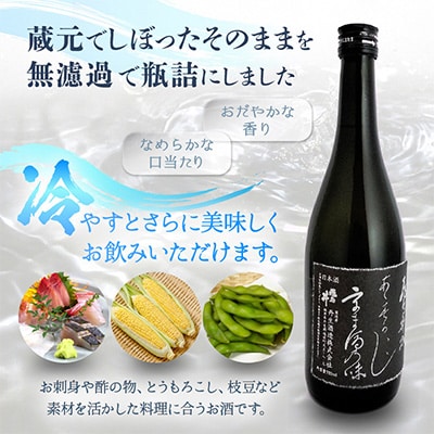越前焼(冷酒カップ)と地酒(純米大吟醸720ml)セット
