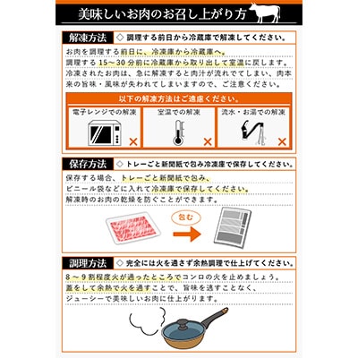 若狭牛　和牛もも(又は肩)すき焼き用　約1kg以上(340g×3P)