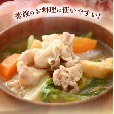 「福井県ブランド豚」ふくいポーク 切り落とし 2kg(500g × 4パック)
