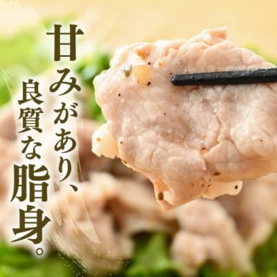 「福井県ブランド豚」ふくいポーク 肩ロース薄切 1.8kg(300g × 6パック)