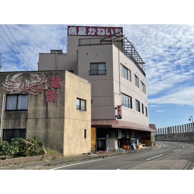 【大】活!越前ずわいがに(タグ付きブランド蟹)1杯【11月発送】