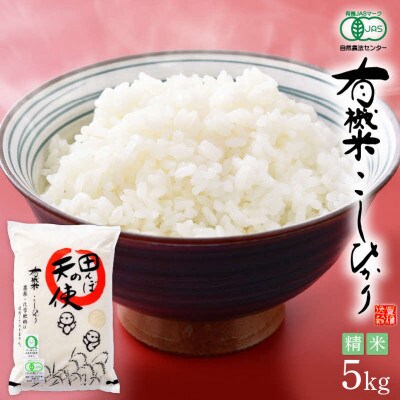 【有機栽培 JAS認証】 越前コシヒカリ 5kg 令和5年産 福井県産【精米】