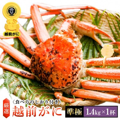 【3月より順次発送】越前がに 1.4kg(特大)