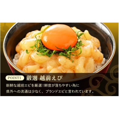 【のし付き】殻むき不要!幻と呼ばれる「越前えび」むき身 400g(200g × 2袋)背わた処理済