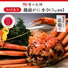 【わけあり】冬の日本海の味　浜茹で【越前がに　小　0.7kg前後】11月～翌3月順次発送