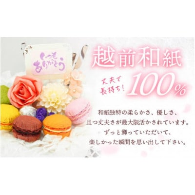 幸せの贈り物 和紙のケーキ マカロンタイプ chouchou《シュシュ》