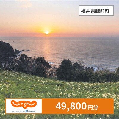 【じゃらんふるさと納税クーポン】 福井県越前町でつかえる49,800円 クーポン