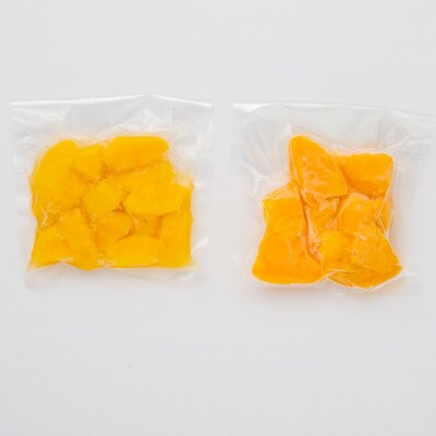 當銘さんの完熟フローズンパイン3袋&石垣産カットマンゴー2袋(計:1.25kg)