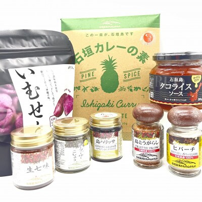 石垣島海のもの山のものスパイス&オリジナル品詰め合わせセットB | お