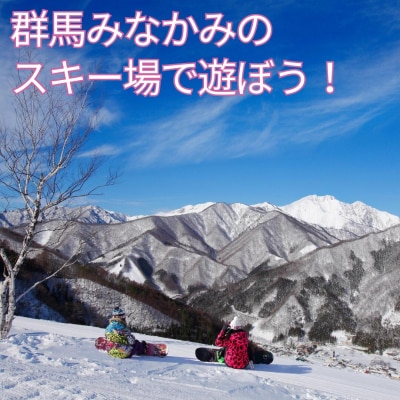 みなかみ町内スキー場 ふるさと納税共通1日リフト券(引換券)1枚