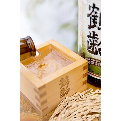 雪国のお酒「鶴齢」「雪男」四合瓶お酒・焼酎セット