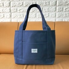 HYLON キャンバストート Mサイズ　ネイビー | ふるさと納税のお礼品