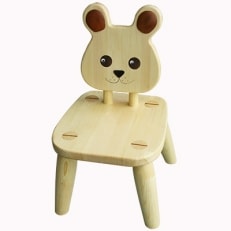 子ども用木製いす(クマ)