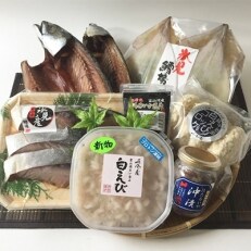 【氷見ぶり・しろえび・ほたるいか】《鱈場特選》富山・氷見のご馳走7種セット