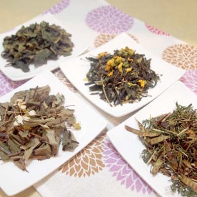 【産地直送手作り】高知県産野草茶 欲張り茶葉4種セット~伝統の鉄釜で使い職人が手炒り~【お茶セット】